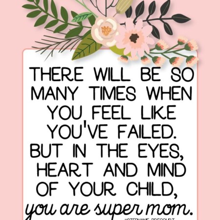 You are Super Mom printable from www.thirtyhandmadedays.com