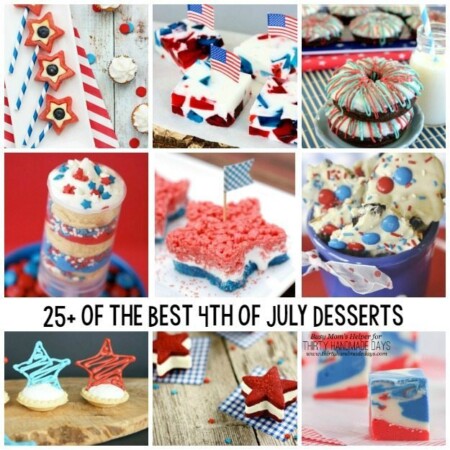 Check out these fabulous desserts for the 4th of July! via thirtyhandmadedays.com