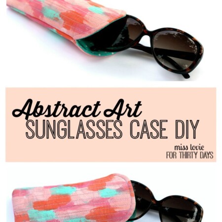 Abstract Art Sunglasses Case
