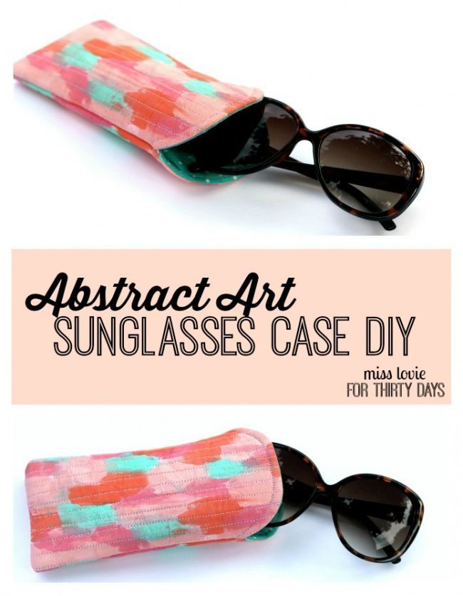 Abstract Art Sunglasses Case