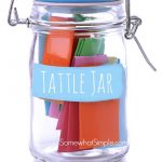 The Tattle Jar - use this parenting idea to cut down on tattling.
