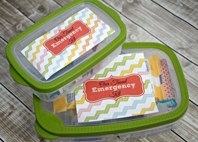 Travel Emergency Kit with Free Printables