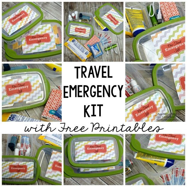 Travel Emergency Kit with Free Printables / by Busy Mom's Helper for ThirtyHandmadeDays.com