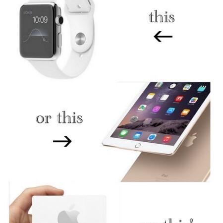 Win it! The new Apple watch...or your choice of Apple item - giveaway ends 6_30_15