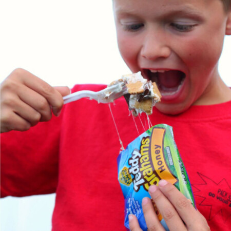 Smores in a Bag - the best campfire treat.