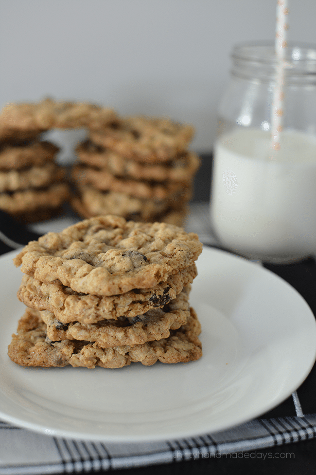 the Best Ever Oatmeal Raisin Cookies