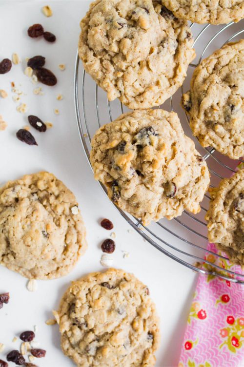 the Best Ever Oatmeal Raisin Cookies