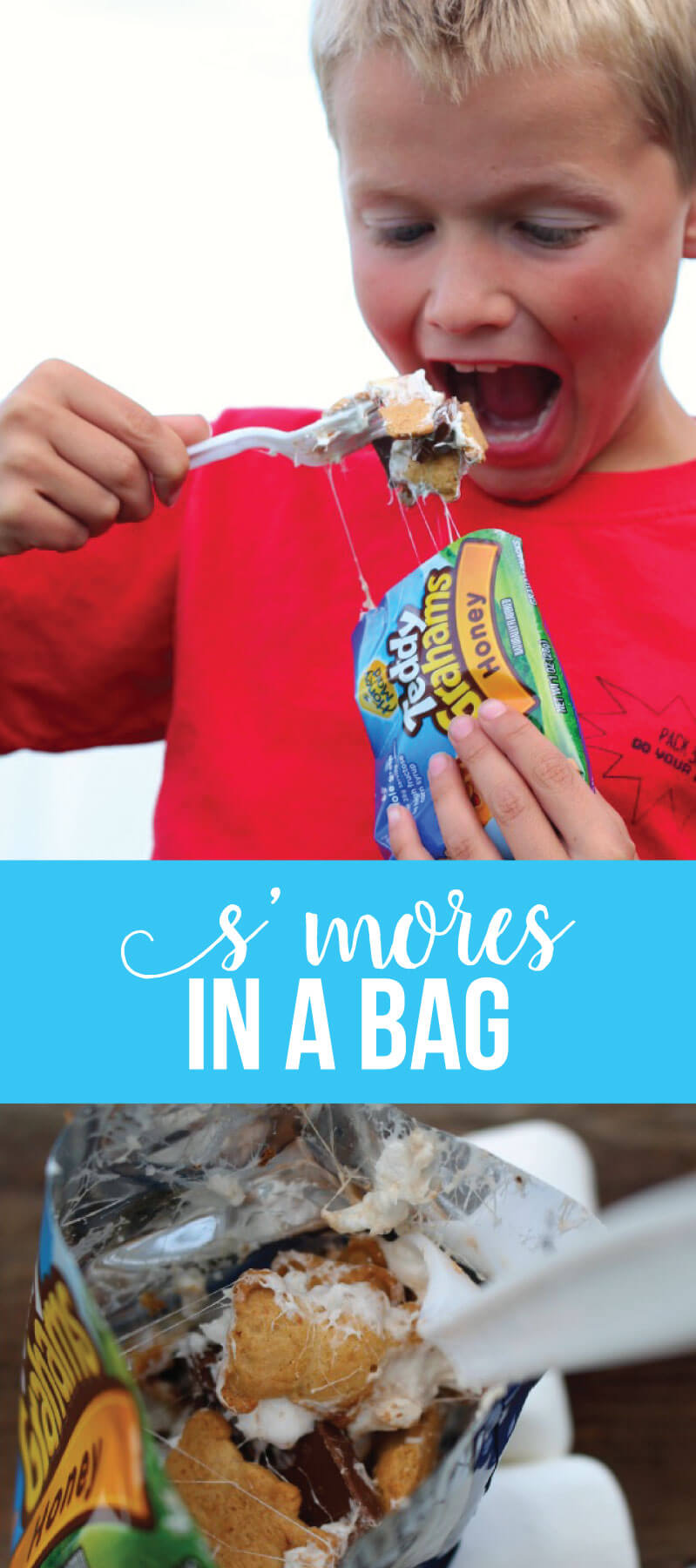 Smores in a Bag - a fun camping dessert recipe to try out.