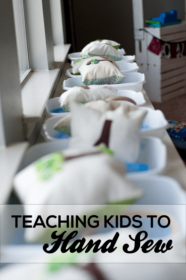 Hand sewing for kids