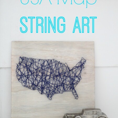 USA Map String Art