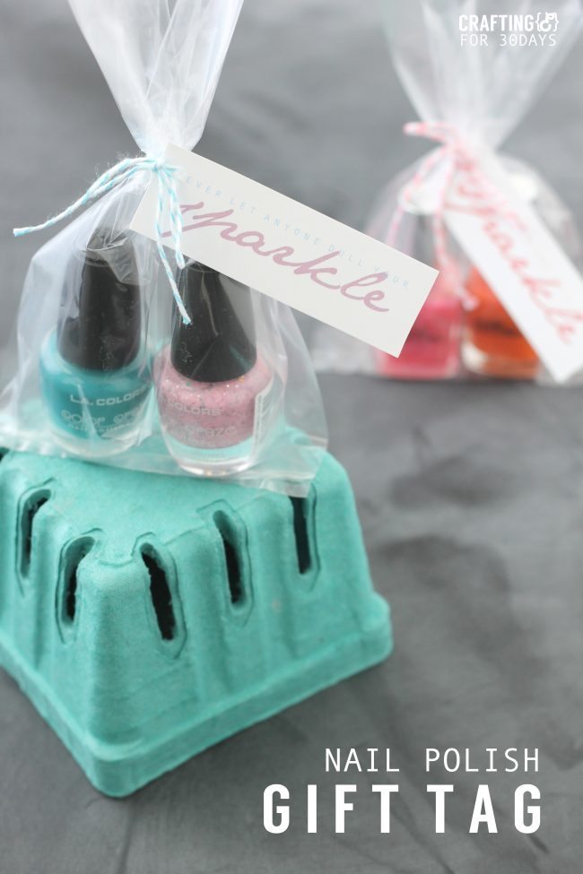 Nail Polish Gift Idea + Printable Tag 