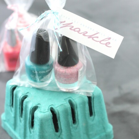 Nail Polish Gift Idea with Printable