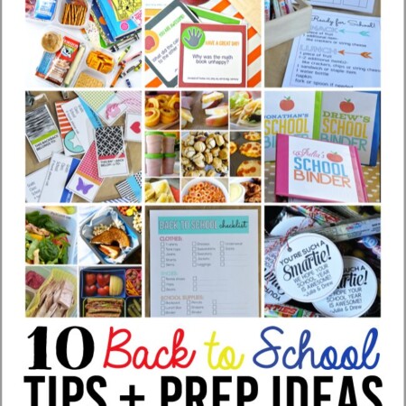 10 Back to School Tips & Prep Ideas from www.thirtyhandmadedays.com