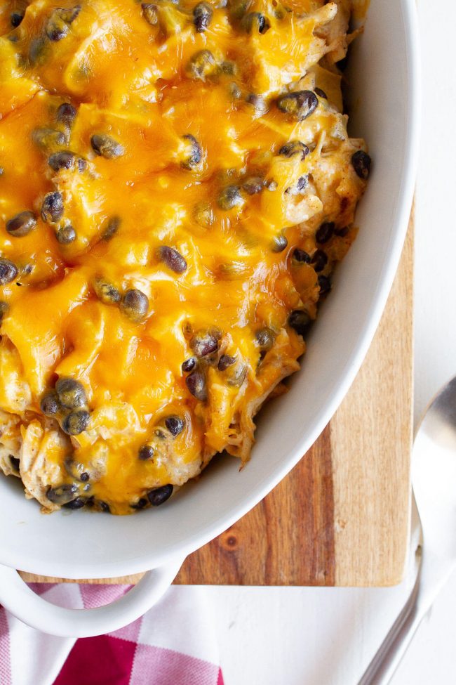 Chicken and Black Bean Enchiladas Recipe from 30daysblog