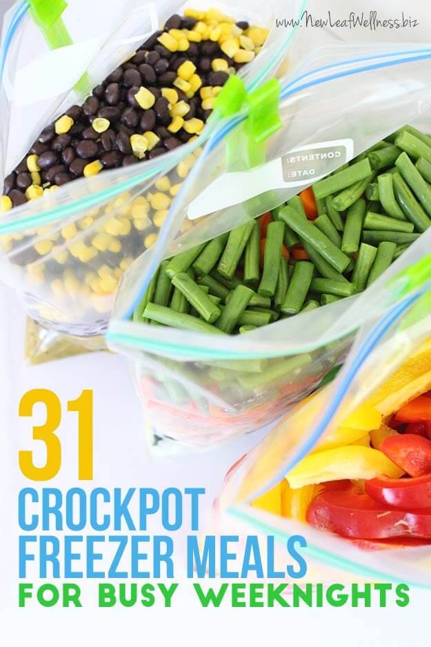 31 Crockpot Freezer Meal Recipes