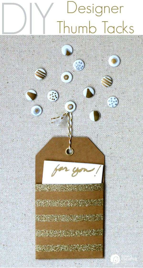 DIY Designer Thumb Tacks