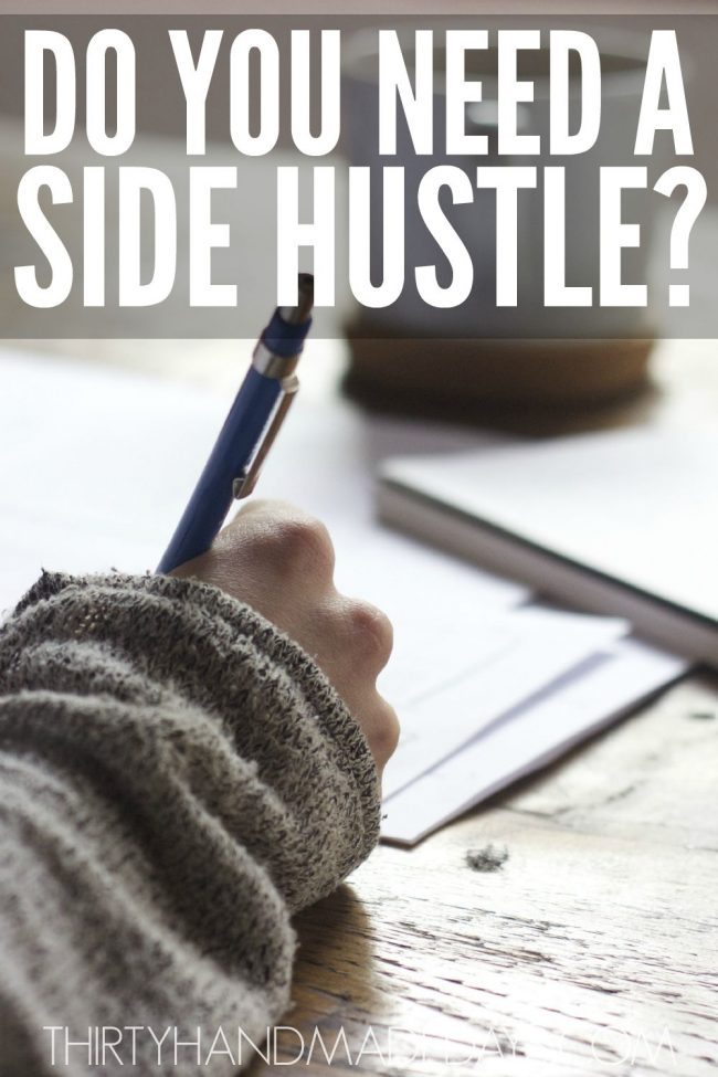 Do you need a side hustle? It seems that everyone is telling you that you need to work a side hustle, but is it really something that you must do? Is it worth it your time? Let's figure it out! 