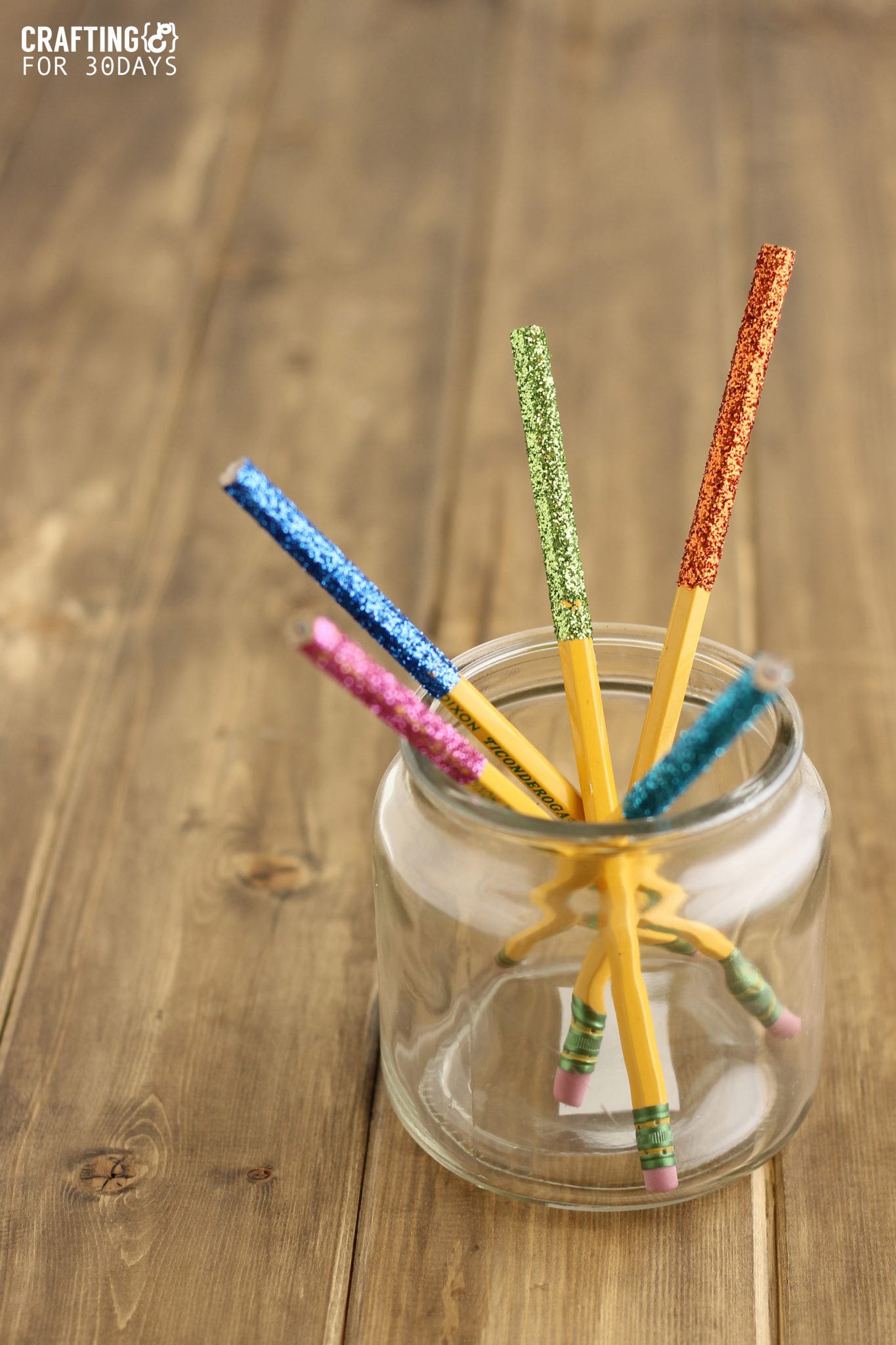 Glitter Dipped Pencils