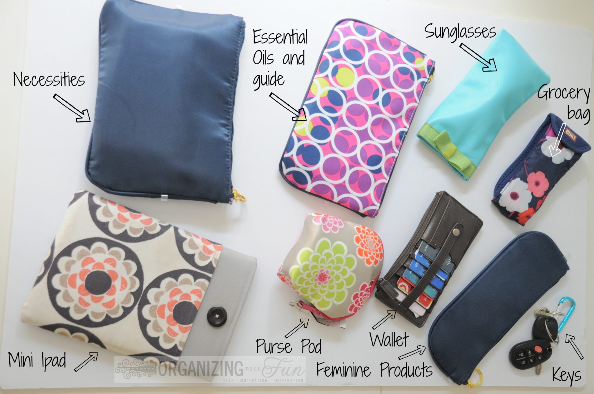 How To Organize A Purse Using An Insert - Organized-ish