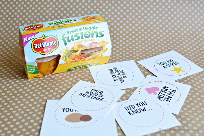 Fruit cup lunch box printables 