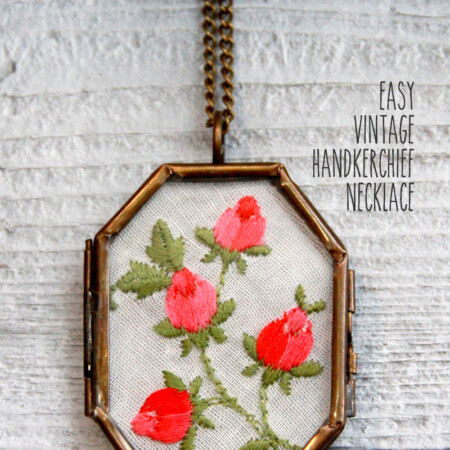 Easy Vintage Handkerchief Necklace