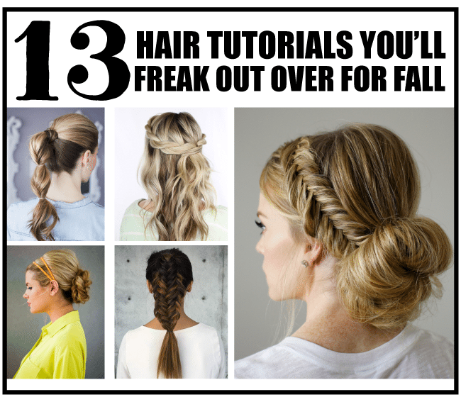 13 Hair Tutorials You'll Freak Out Over for Fall from www.thirtyhandmadedays.com