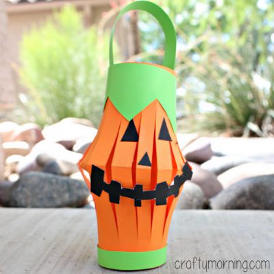 Pumpkin Toilet Paper Roll Lantern / by Crafty Morning / Round up on Thirty Handmade Days