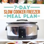 7-Day Slow Cooker Freezer Meal Plan