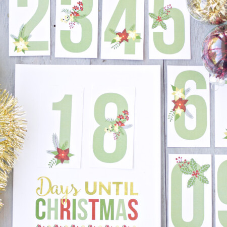 Printable Christmas Countdown from Yellow Bliss Road via www.thirtyhandmadedays.com