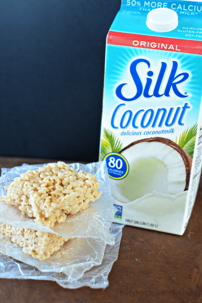 Healthier Coconut Oil Rice Crispy Treats from www.thirtyhandmadedays.com