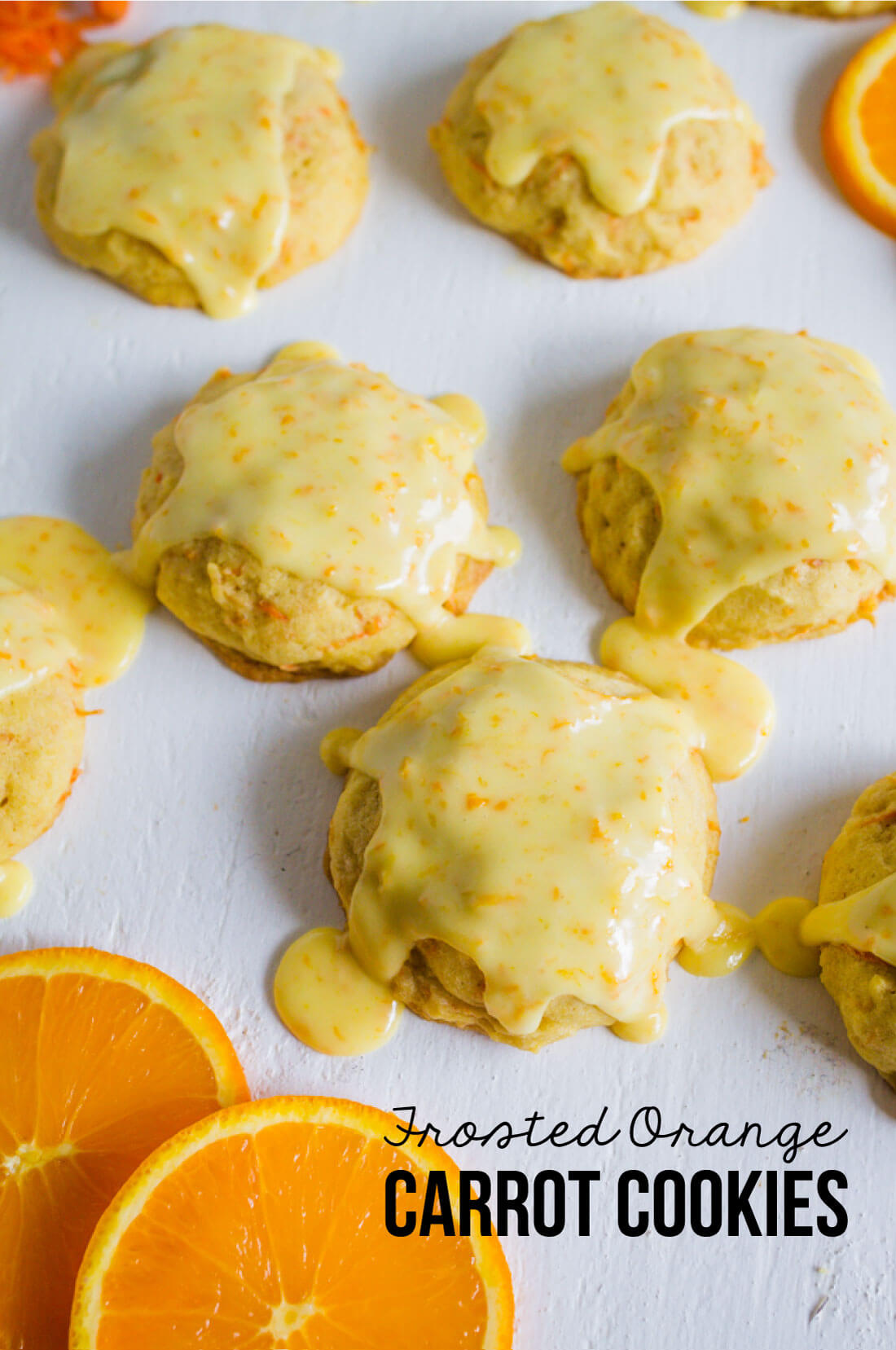 Frosted Carrot Orange Cookies- one of my favorites from childhood from www.thirtyhandmadedays.com