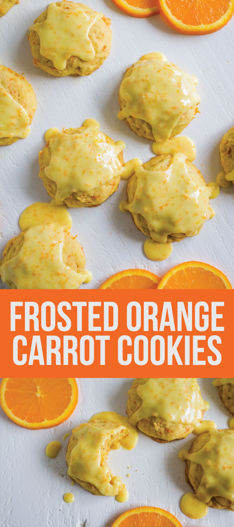 Frosted Orange Carrot Cookies- one of my favorites from childhood www.thirtyhandmadedays.com