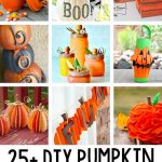 Pumpkin isn't just amazing in foods - check out these 25+ DIY Pumpkin Decorations for inspiration for crafts & other projects for your home this season!