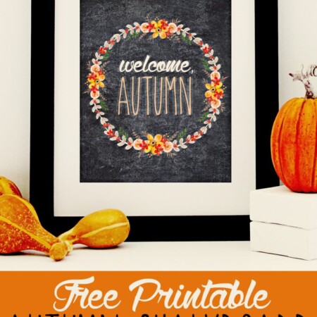 Welcome Autumn Printable