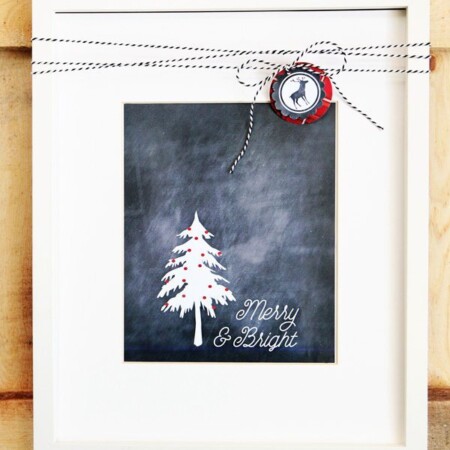 Merry & Bright Christmas Print from Sweet Rose Studio