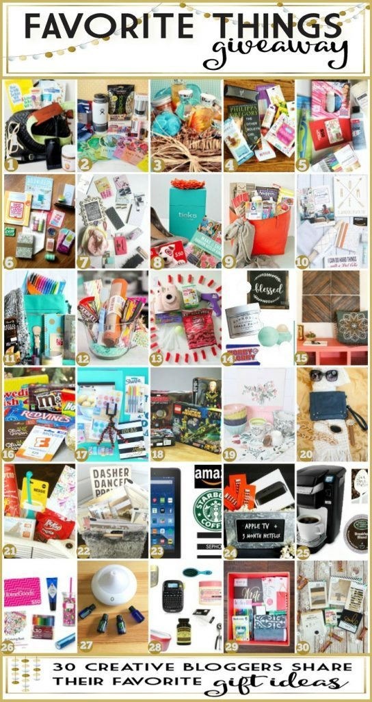 Favorte Things Giveaway and Gift Ideas for the Holidays