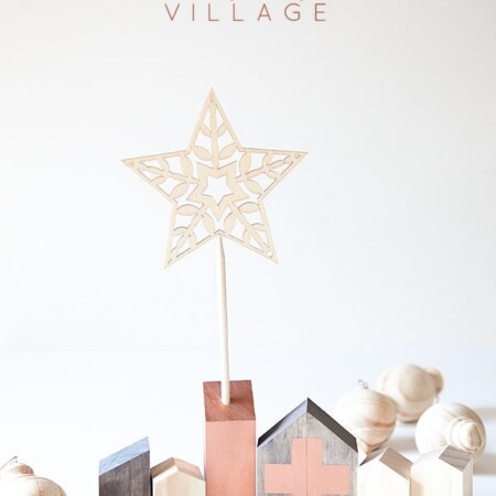 DIY Christmas Village from Whipperberry