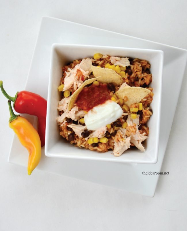 Slow Cooker Chicken Burrito Bowls from www.theidearoom.net