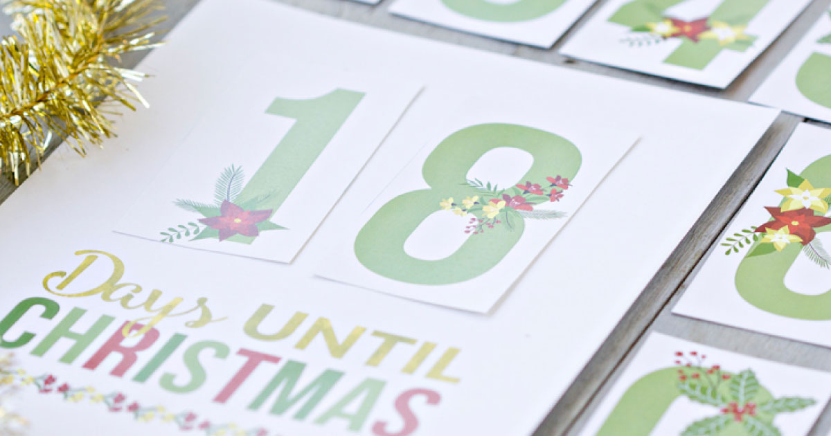 Printable Christmas Countdown