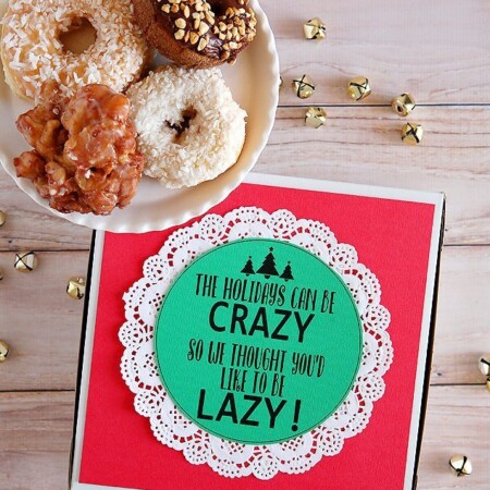 Printable Holiday Treat idea from eighteen25