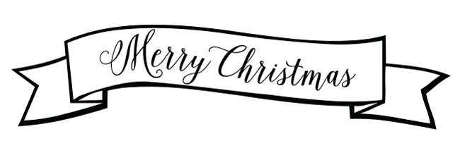 Merry Christmas banner from www.thirtyhandmadedays.com