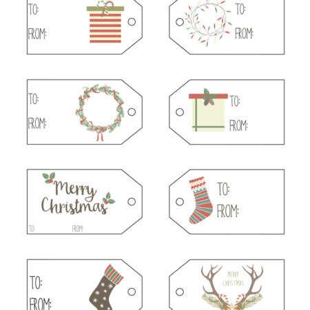 Printable Christmas Tags