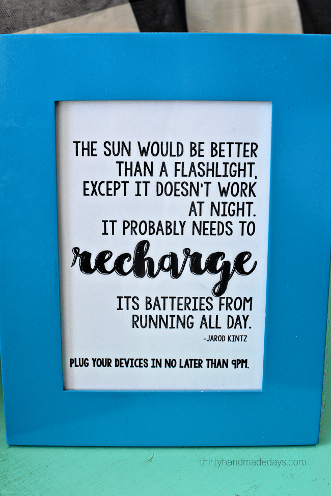 Printable Recharge Quote www.thirtyhandmadedays.com