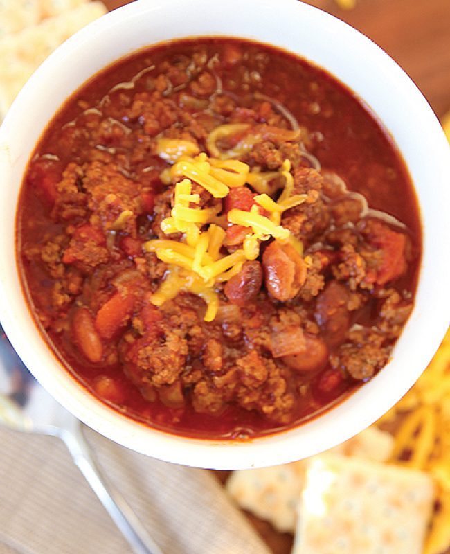 Slow Cooker Chili from Skip to My Lou