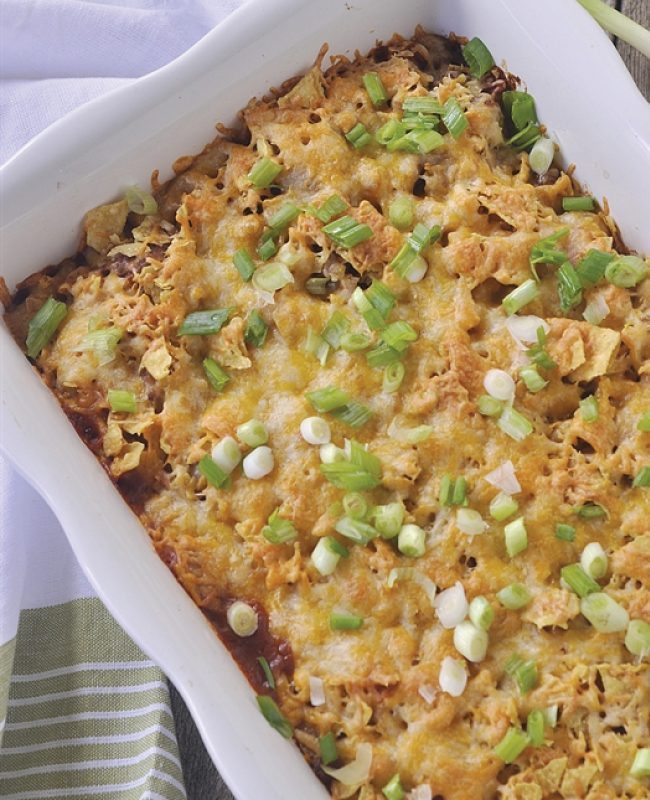 Taco Casserole from www.yourhomebasedmom.com