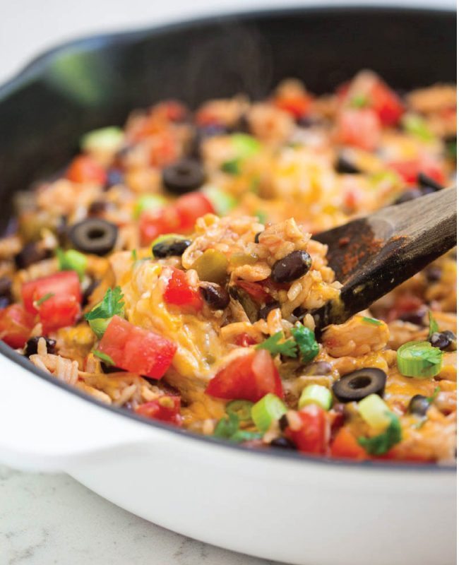 One Pot Cheesy Chicken Tex Mex from I Heart Naptime