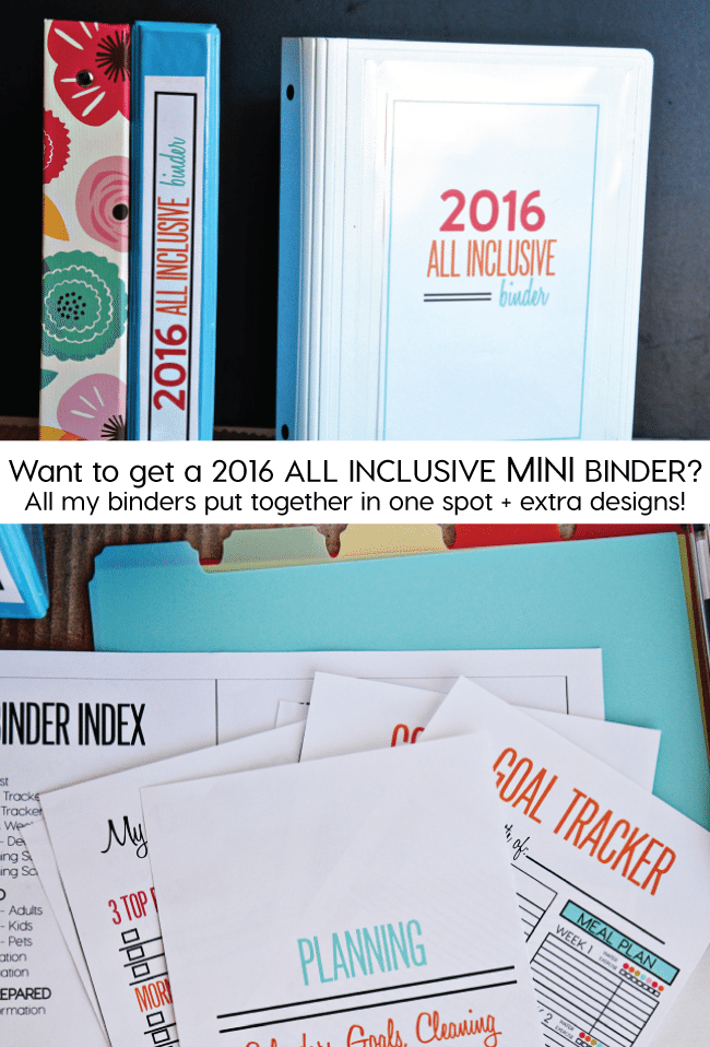 All Inclusive MINI Binder from Thirty Handmade Days