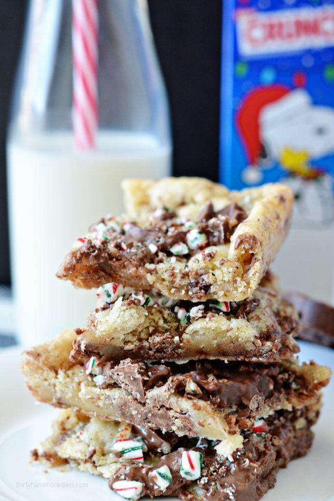 3 Ingredient Cookie Crunch Bars - Thirty Handmade Days