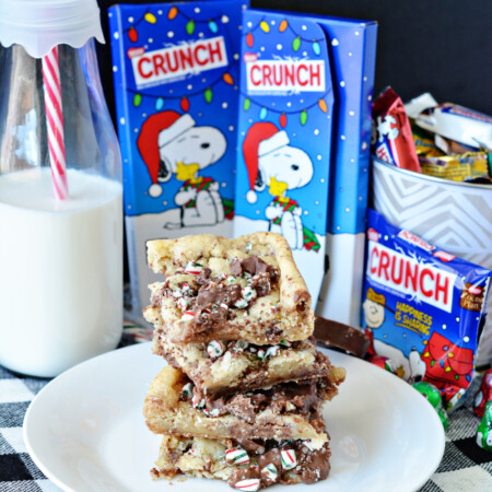 3 Ingredient Cookie Crunch Bars - awesome cookies for the holidays www.thirtyhandmadedays.com