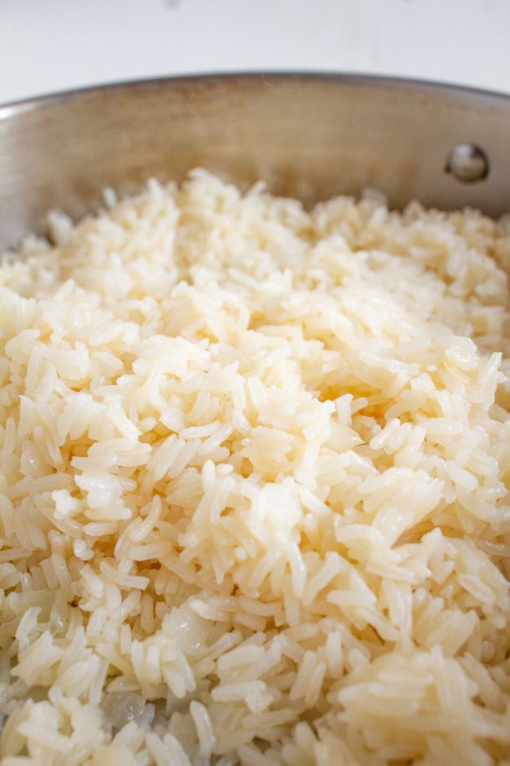 Easy + Flavorful White Rice Recipe from 30daysblog